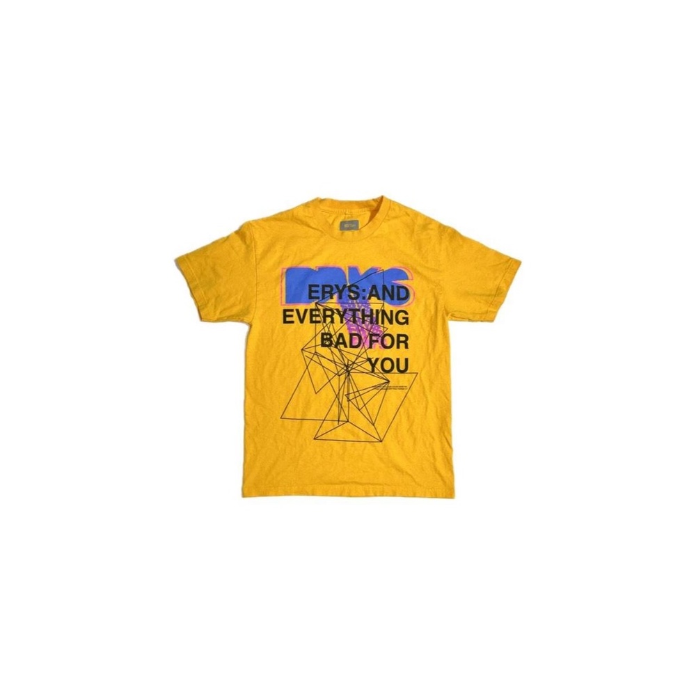 Erys Yellow And Blue Graphic Tee